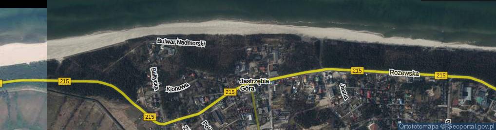 Zdjęcie satelitarne Promenada Światowida ul.